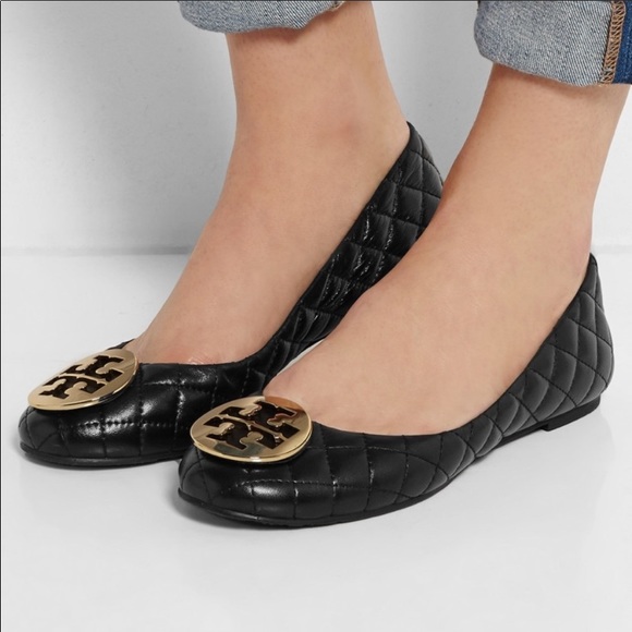 tory burch quilted flats